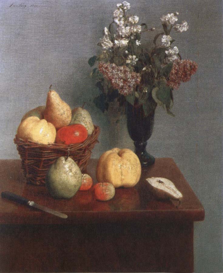 Still life with Flowers and Fruit